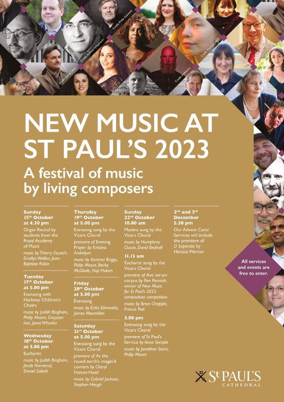 St Paul’s new music image from the existing site